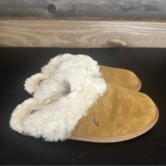 Koolaburra By Ugg Womens Milo Suede Upper Faux-Fur Lined Sandal Chestnut Size 10 - Picture 5 of 11